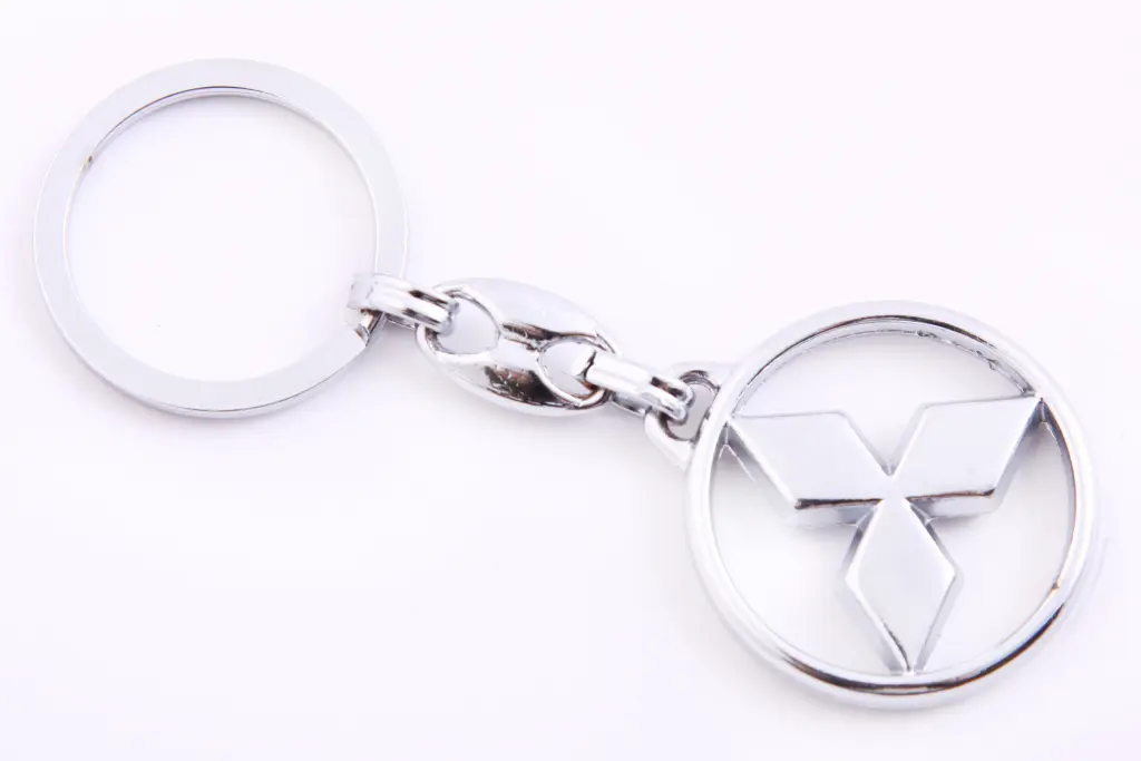 брелок метал. Mitsubishi срібл. (емблема)