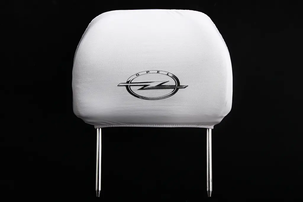чехлы на подголовники белые Opel. Photo 2