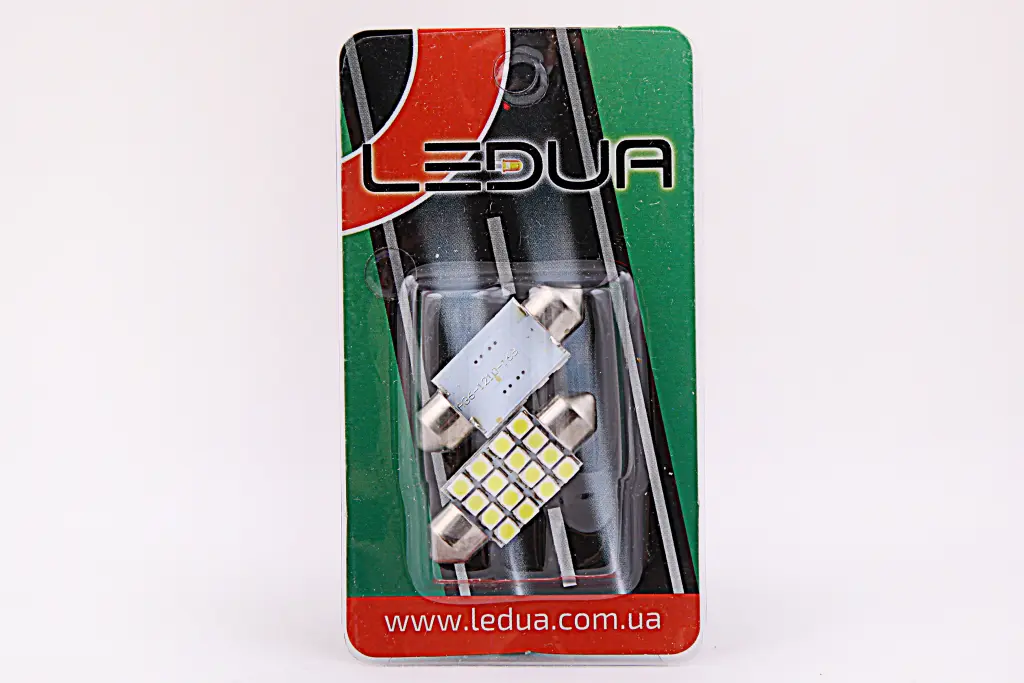 лампа диодная 12В салона 36мм 16-SMD 2835 