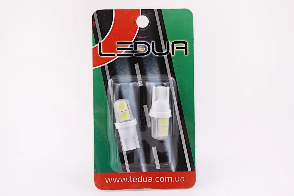 лампа диодная 12В безцок. T10 4-SMD 5050 силикон 