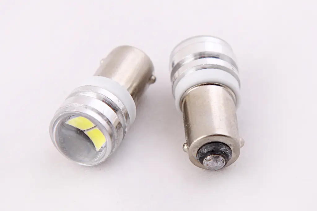 лампа діодна 12В T 8.5 3-SMD 5630 скло з лінзою і радіатором 