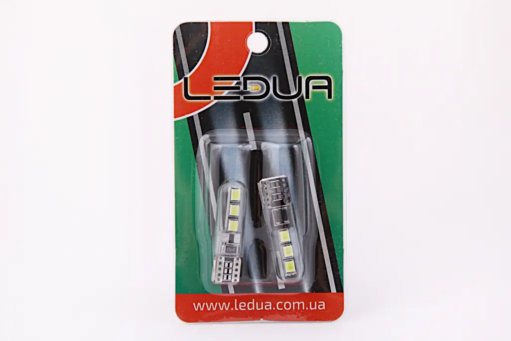 лампа диодная 12В безцок. T10 6-SMD 2835 стекло 