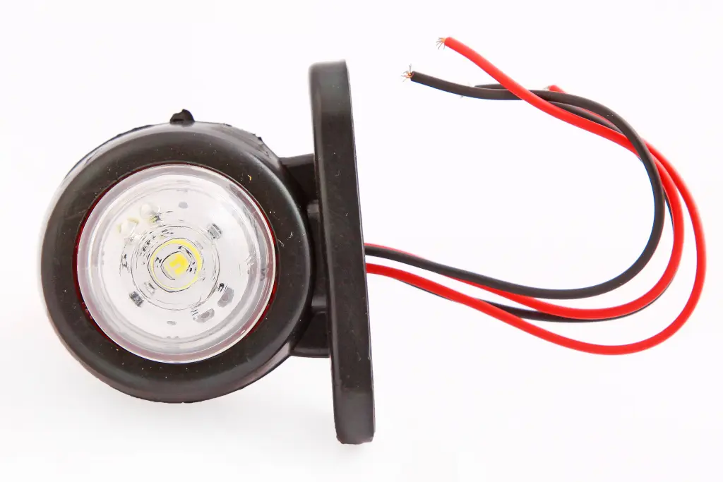 фонарь габаритный боковой чебурашка 5см LED красный/белый