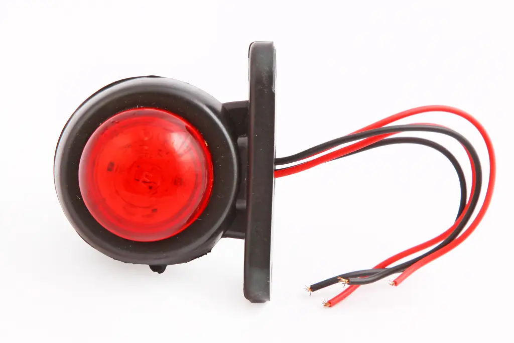 фонарь габаритный боковой чебурашка 5см LED красный/белый