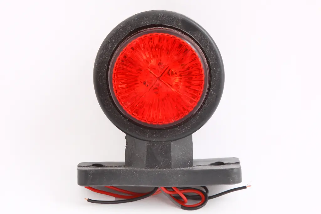 фонарь габаритный боковой прямой 8см LED красный/белый. Photo 2