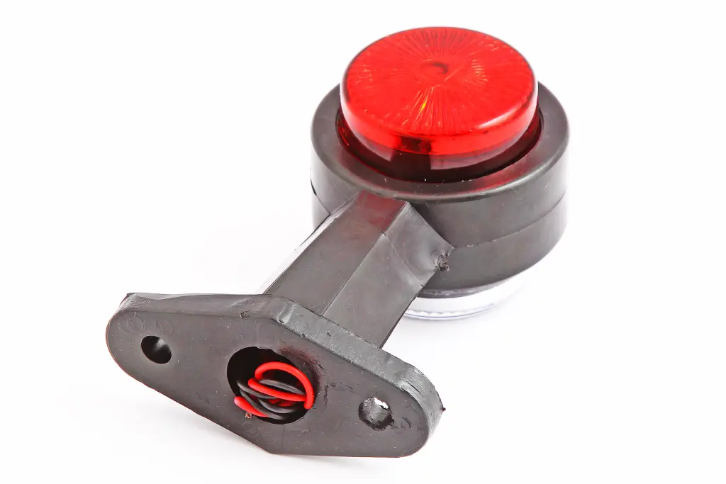 ліхтар габаритний бічний прямий 12см LED червоний/білий