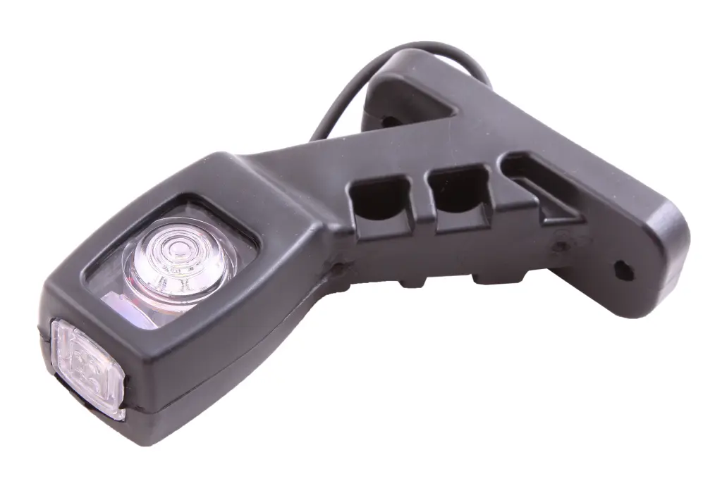 фонарь габаритный боковой косой 14см LED красный/белый/оранж.
