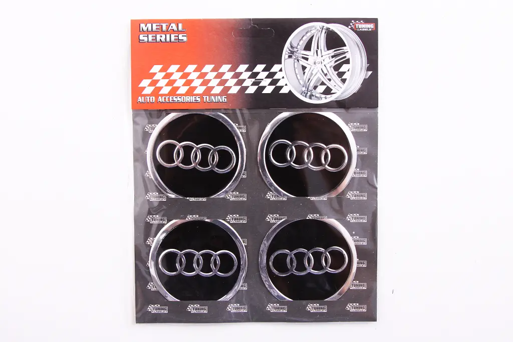 наклейка на ковпак 60мм Audi (4 шт.)