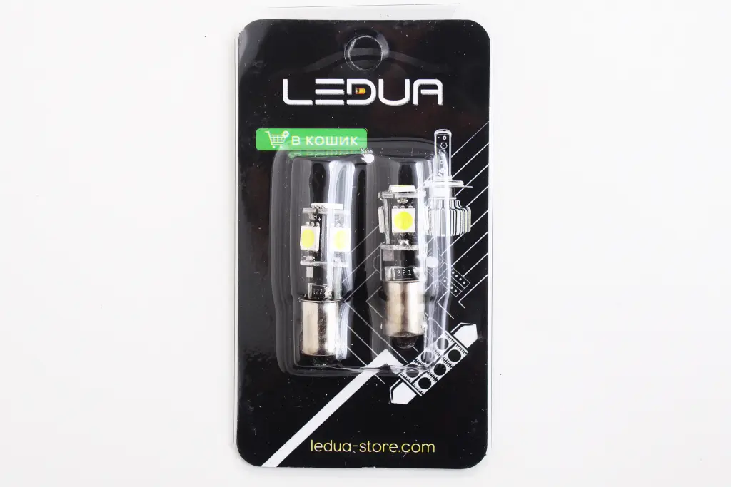 лампа диодная 12В T 8.5 5-SMD 5050 CAN 