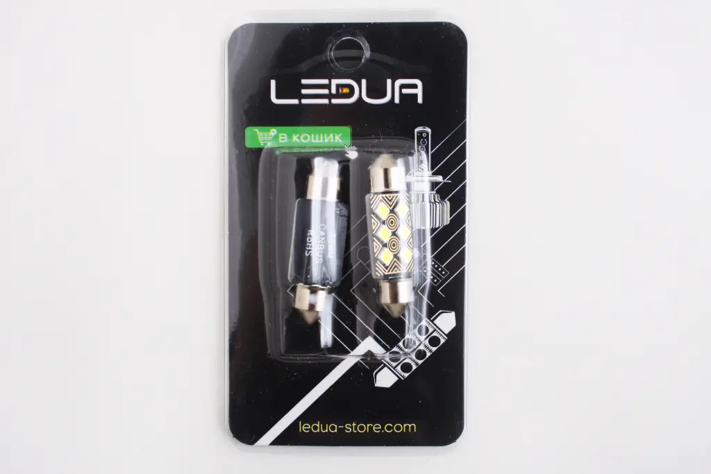 лампа диодная 12В салона 36мм 6-SMD 3030 CAN 