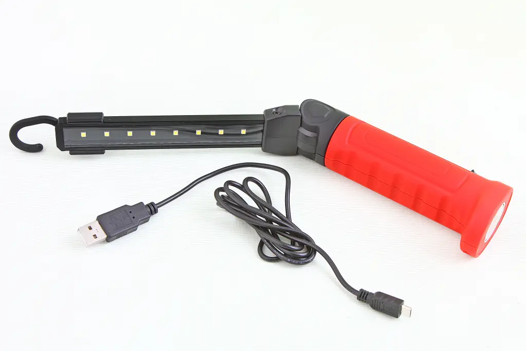 переноска під microUSB зарядку з магнітом на шарнірі LED 8 SMD 