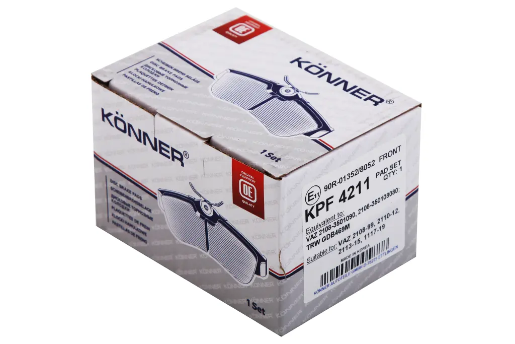 колодки 2108 передние 
