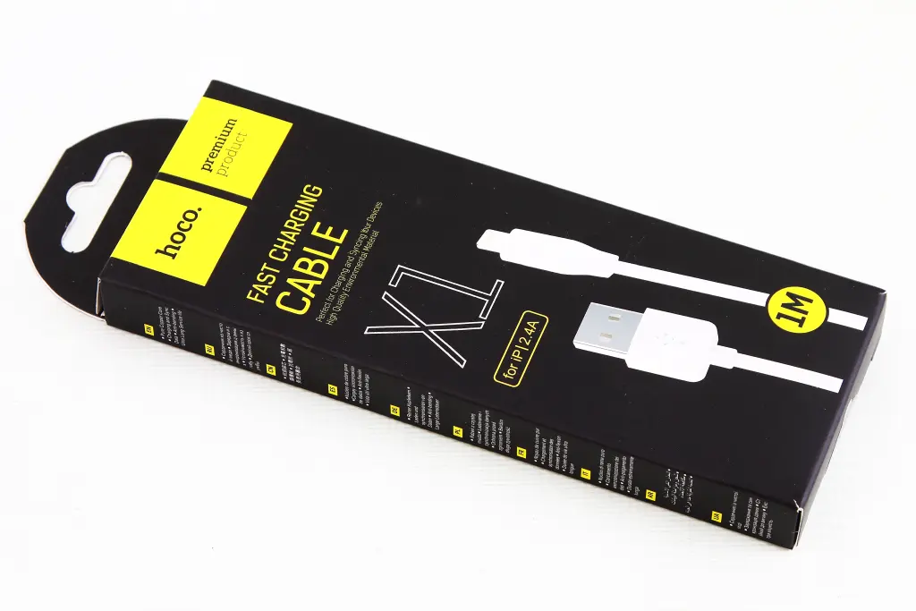 кабель USB - iPhone 2.4A 1.0м 