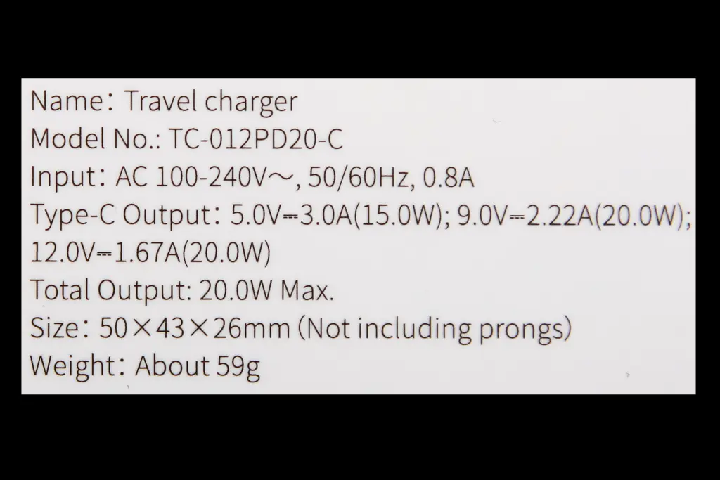 зарядка 220В 1Type-C QC 20 Вт 