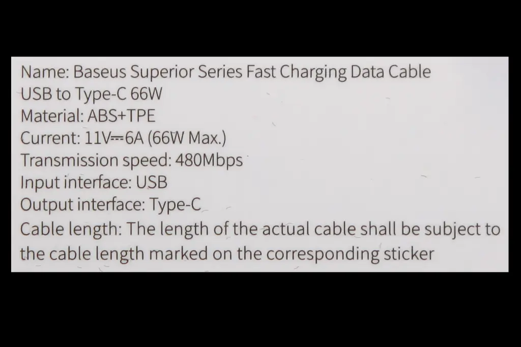 кабель USB - Type-C 66 Вт 2.0м 