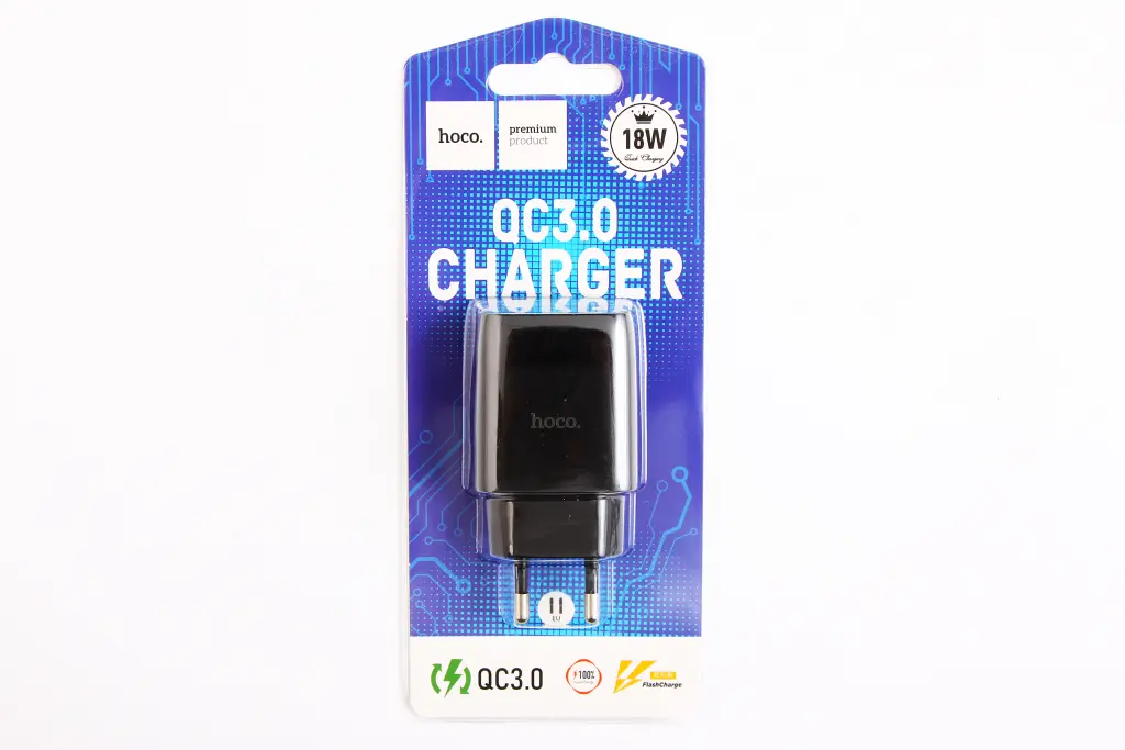 зарядка 220В 1USB QC 18 Вт 