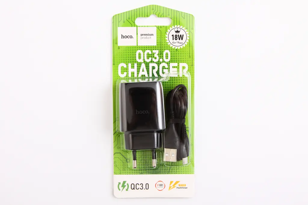 зарядка 220В 1USB QC 18 Вт 