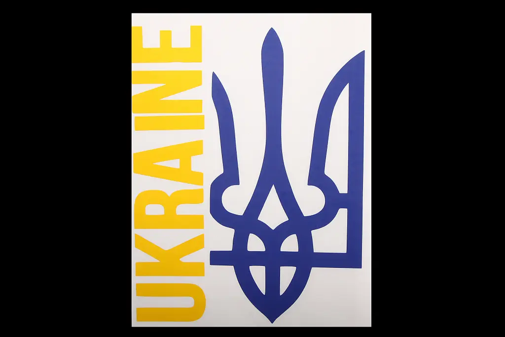 наклейка Герб Украины плоттер 