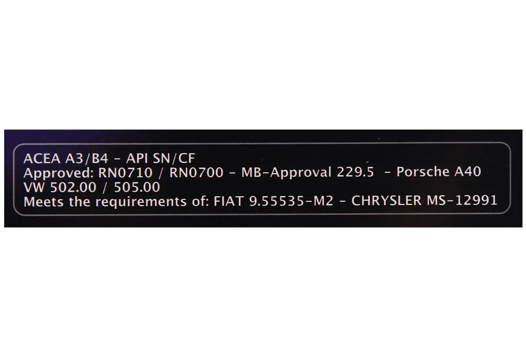 олива 5W-40 