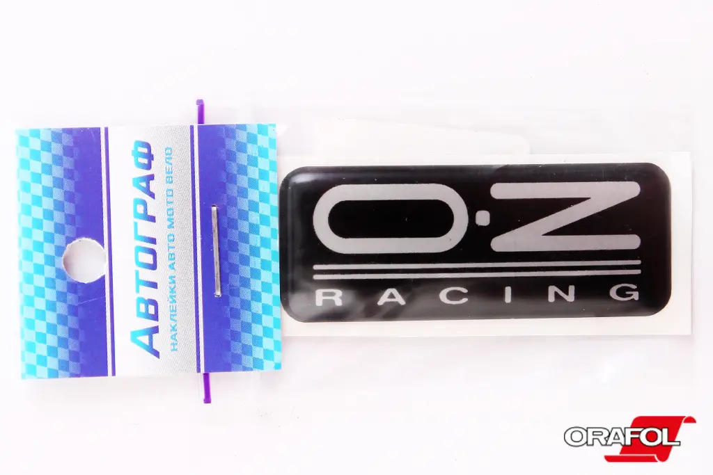 наклейка Эмблема силикон OZ Racing 2*6см 