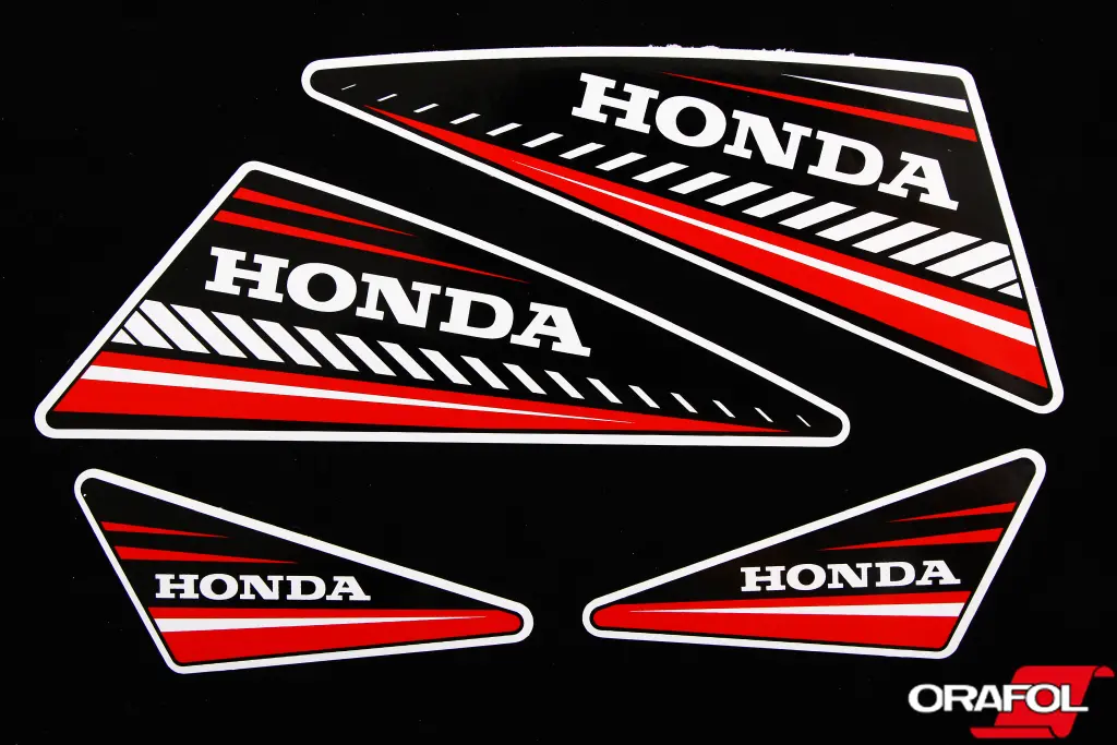 наклейка Мото Honda 5*10/7*19см (4 шт.)
