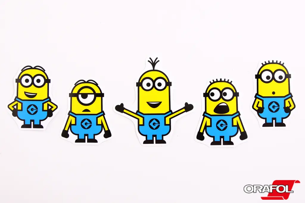 наклейка Minions (5 шт.)