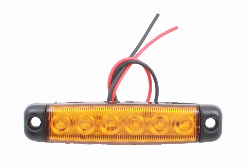 фонарь габаритный 96*21*8мм 6-SMD оранж.
