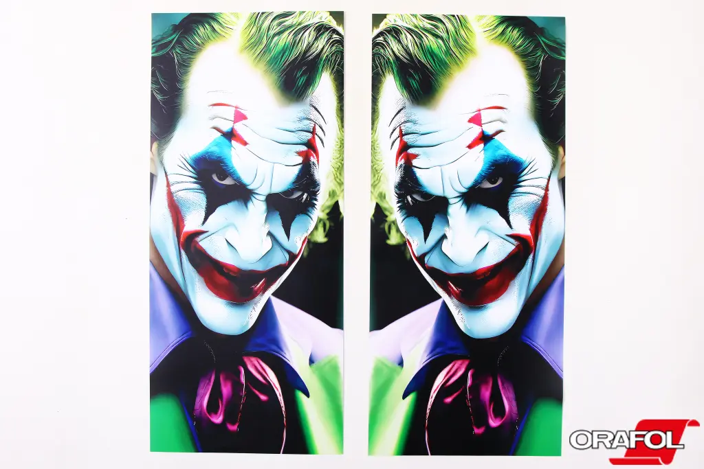 наклейка на стійки дверей Joker зелений 50*22см 