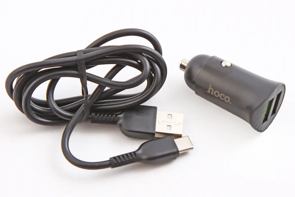 зарядка в прикуриватель 2USB QC 18Вт 