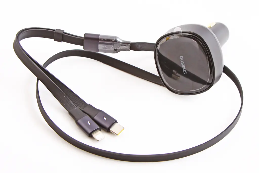 зарядка в прикурювач 1Type-C QC 60Вт 