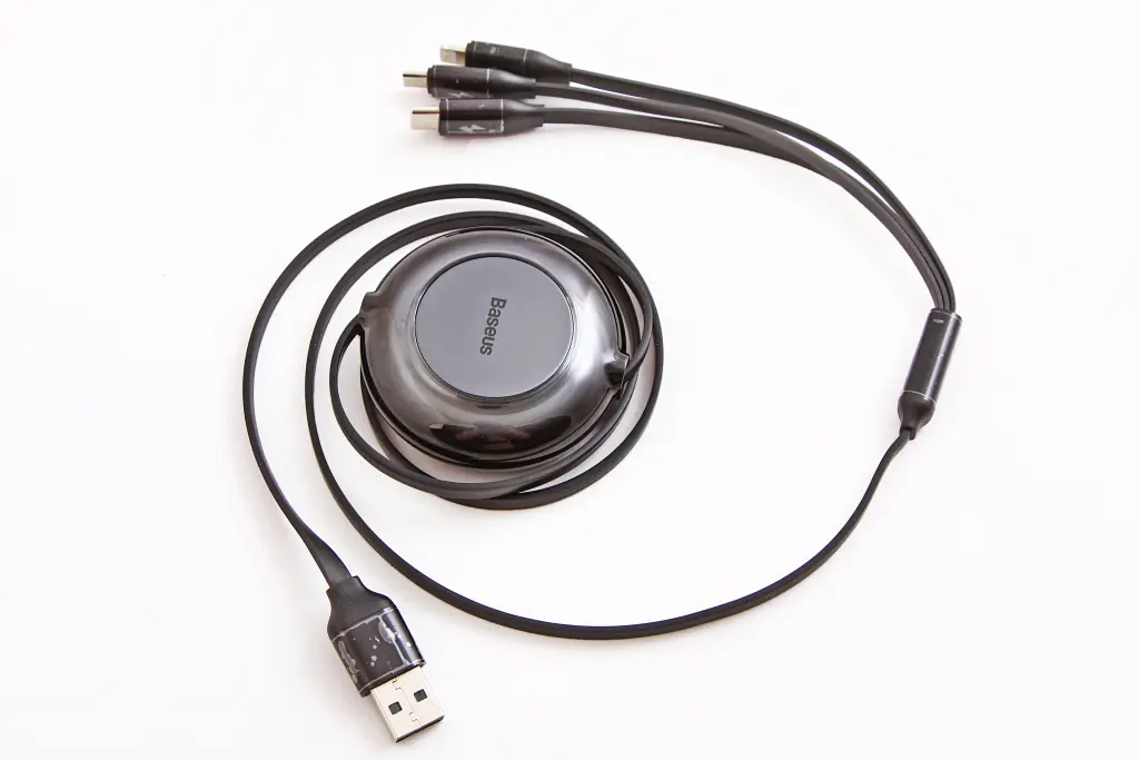 кабель USB - iPhone + Type-C + Type-C 3.5A 1.1м 