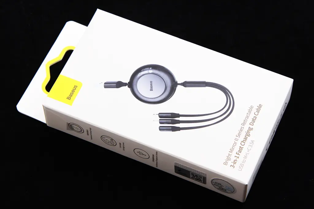 кабель USB - iPhone + Type-C + Type-C 3.5A 1.1м 