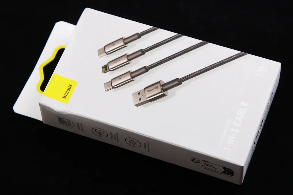 кабель USB - iPhone + microUSB + Type-C 3.5A 1.5м 
