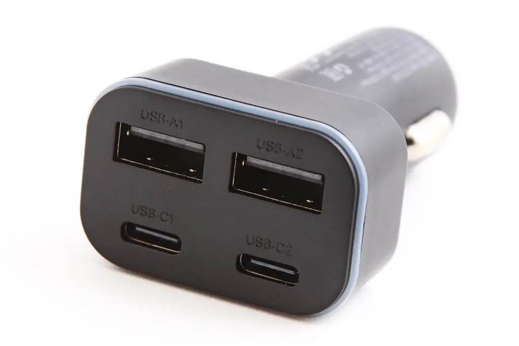 зарядка в прикуриватель 2USB/2Type-C 3.1A 