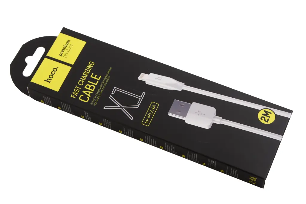 кабель USB - iPhone 2.4A 2.0м 