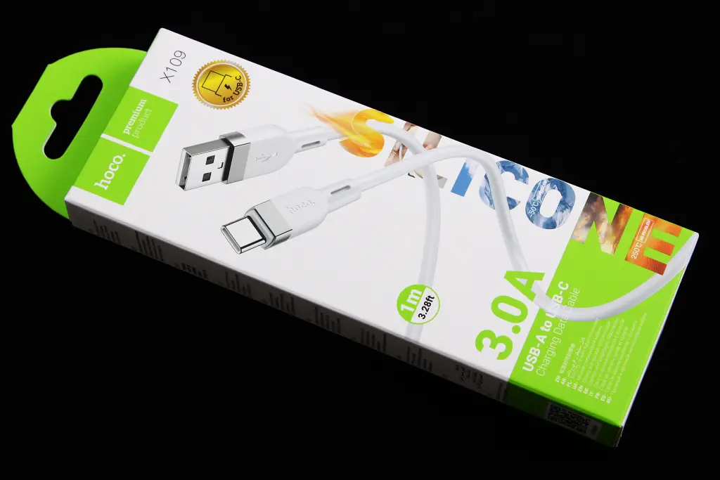 кабель USB - Type-C 3.0A 1.0м 