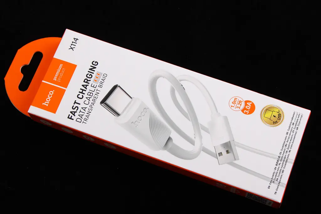 кабель USB - Type-C 3.0A 1.0м 