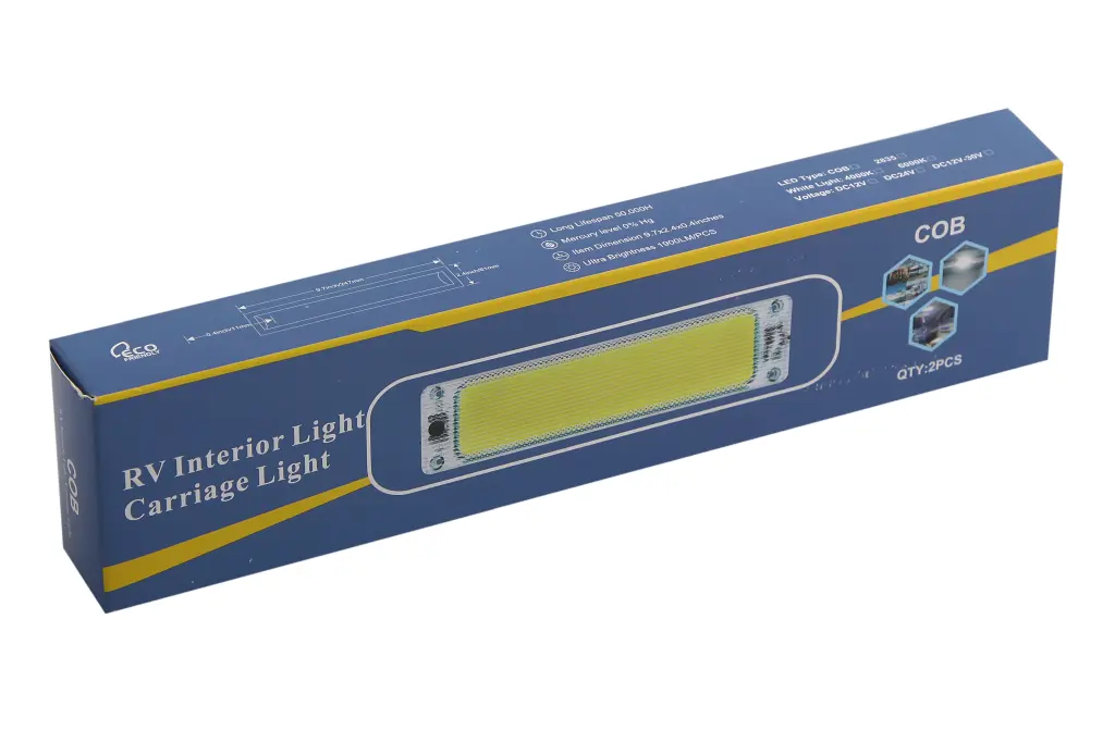 фонарь салона универс. LED 12/24В 108 SMD 2835 247*61*11 (2 шт.)