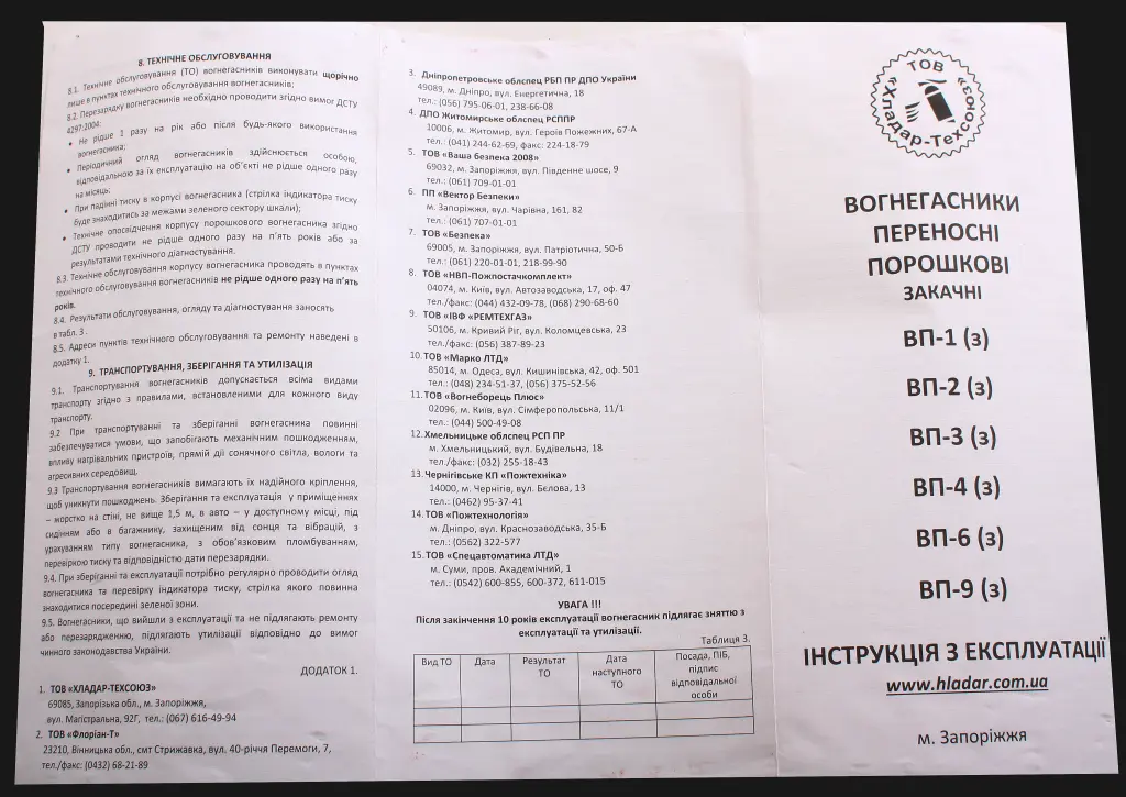 огнетушитель порошковый 2кг с манометром сертиф. EN 