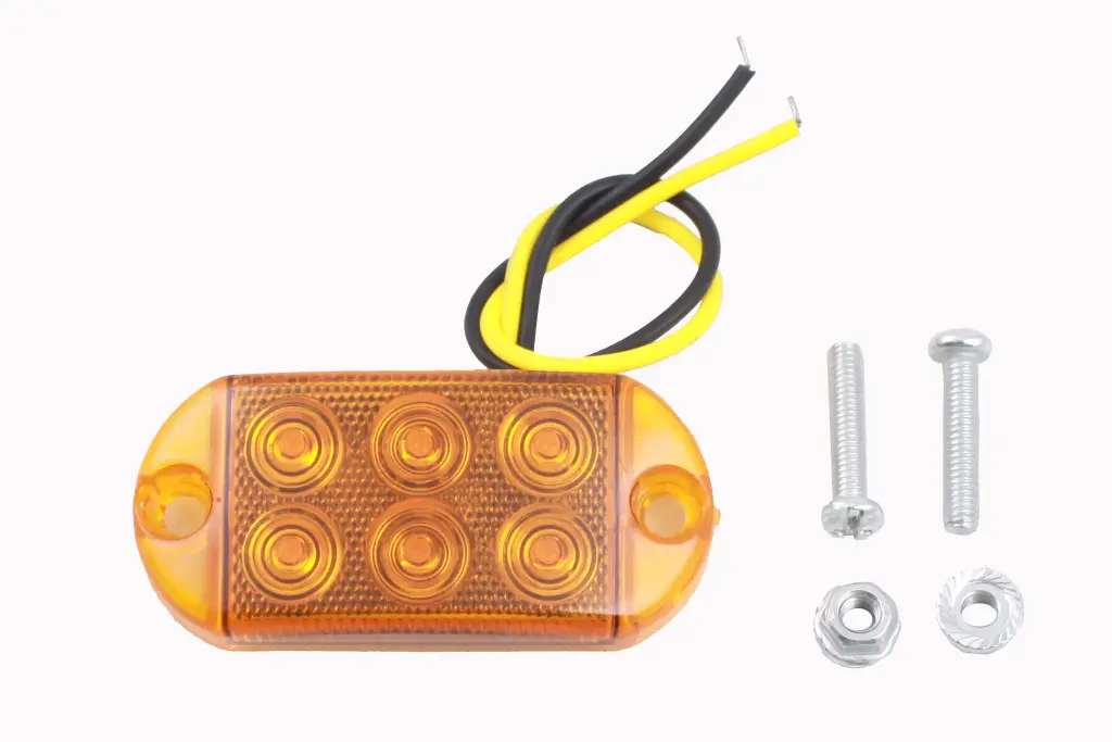 фонарь габаритный 60* 28*12мм 6-SMD оранж.. Photo 2