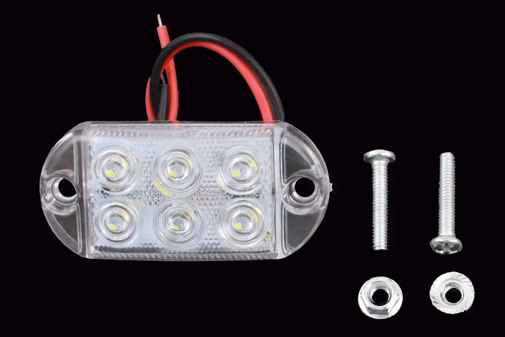 фонарь габаритный 60* 28*12мм 6-SMD белый. Photo 2
