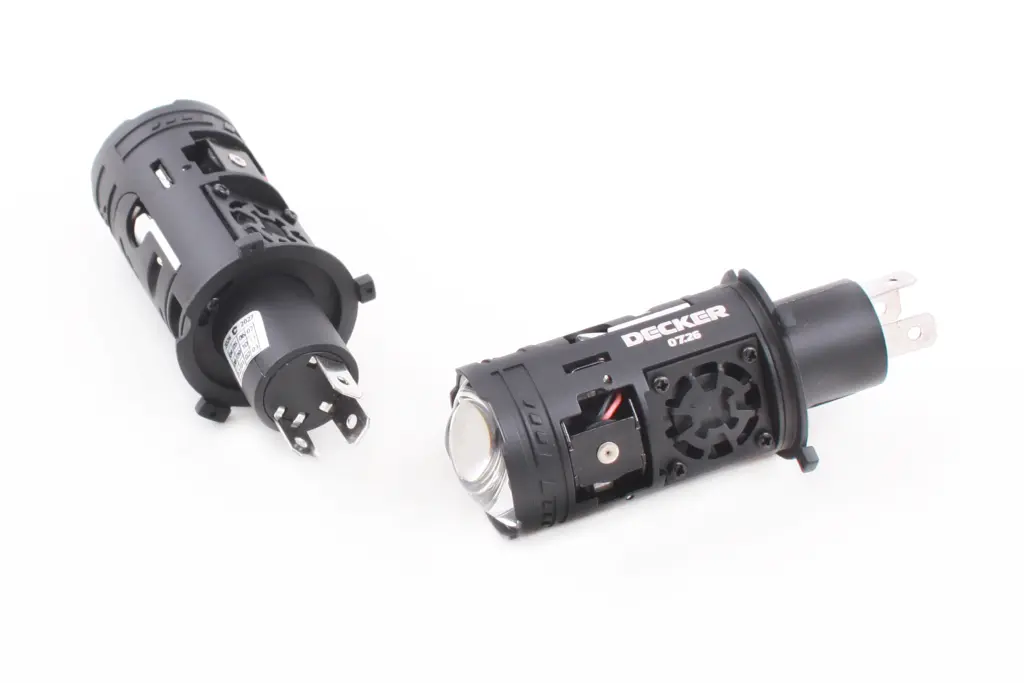лампа діодна H4 12В з лінзою 10500лм/5500К/45-65Вт/CSP3570+Cree 