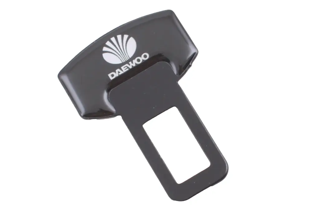застежка ремня безопасности заглушка метал. черная Daewoo