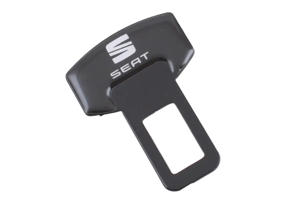 застежка ремня безопасности заглушка метал. черная Seat