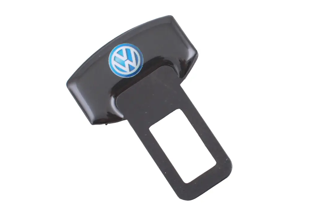застежка ремня безопасности заглушка метал. черная VW