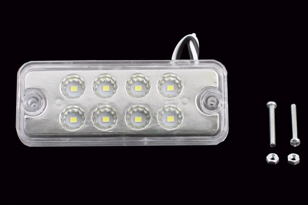 фонарь габаритный 100*40*18мм 8-SMD белый