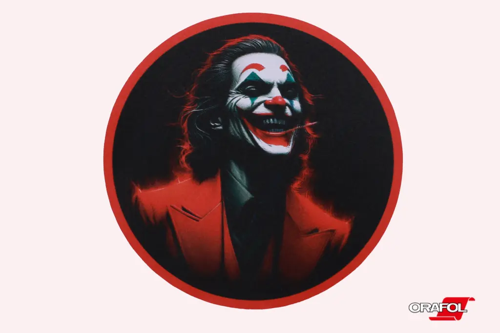 наклейка Joker круглая 7см